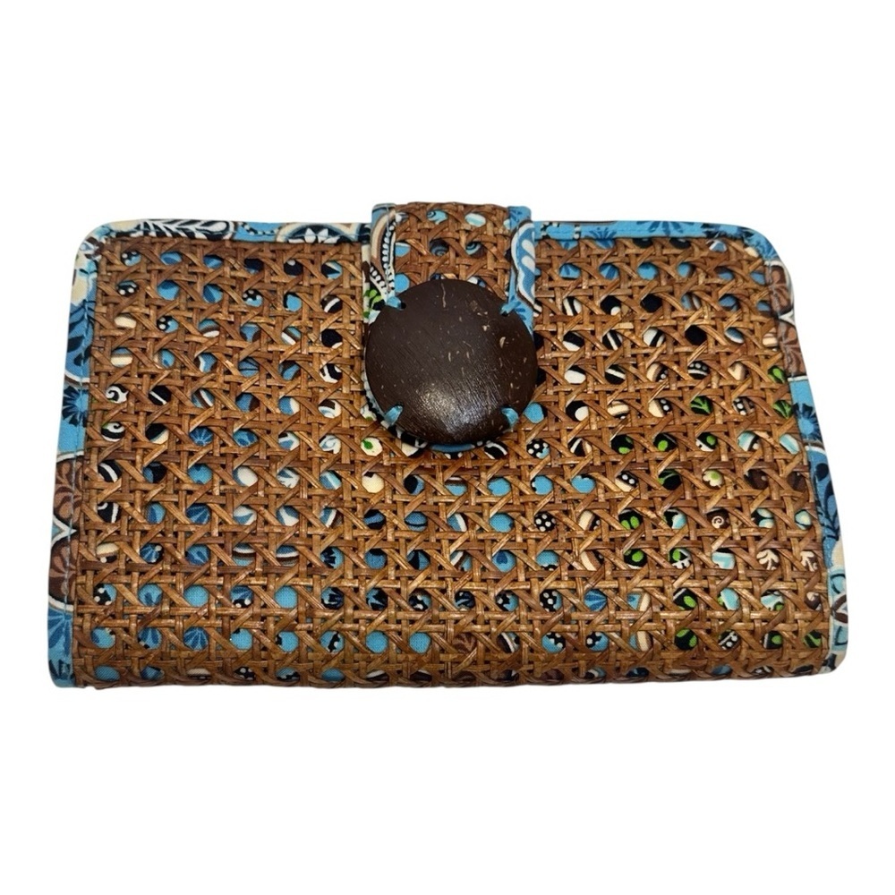 Vera Bradley Bali Blue Hope Garden Structured Tiki Tote Bags Set *HTF Retired* - Picture 2 of 13